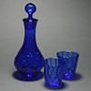 Blue Decanter Cup Set