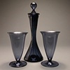 Purple Decanter and Cup Set