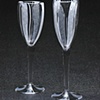 Black and White Cane Goblets