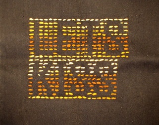 Embroidery by Sam Smiley