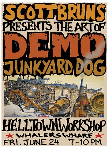 poster/flyer for the show by Scott Bruns