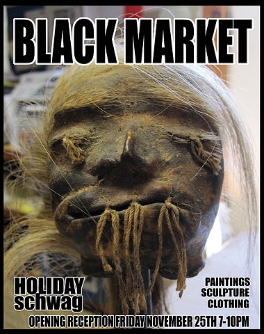 alternate poster ad for Black Market 2011 at Helltown Workshop