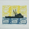 "Troller" by Michael Crossett
Screen print on paper