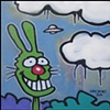 "Encounter on a Cloudy Day" by Joey Mars
12''x12'' on canvas
