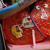 BEJEWELED DOUBLE FESTOONED PLUS JUMBO SKULL FOR GIRLS W/ SOMBRERO