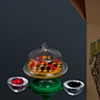 BEJEWELED DOUBLE FESTOONED PLUS JUMBO SKULL FOR GIRLS W/ SOMBRERO