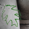 Untitled (bound sculpture with leaf)