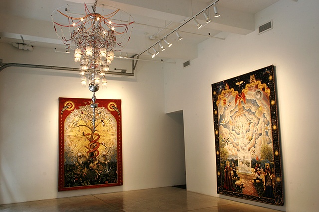 front gallery installation