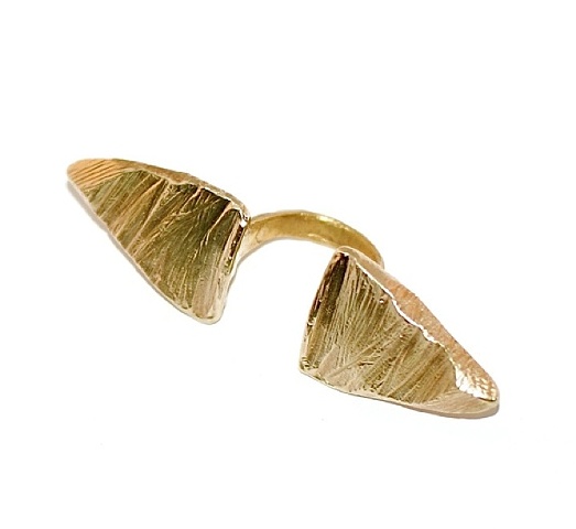 double triangle ring