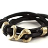 Black rawhide wrap