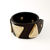 Slices of Sand leather cuff