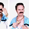 Rainn Wilson on set "Los Foley Guys"