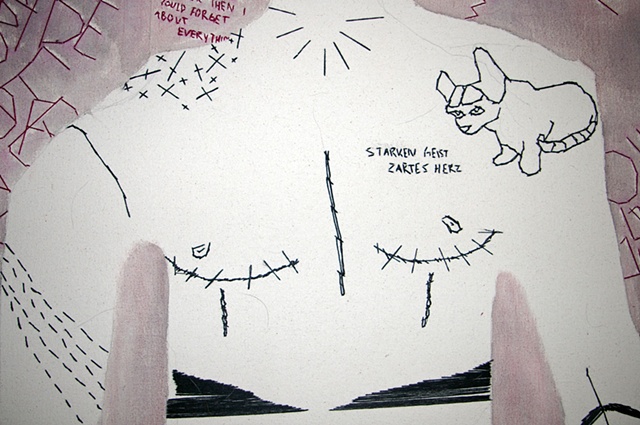 Body Mapping - They Call It A Whipped Chain (Detail)