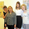 Kathleen King with friends from The School of the Art Institute of Chicago.