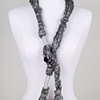 LONG WINTER GREY NECKLACE