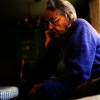 Oma in her living room