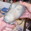 Sculpting Small Dog Head