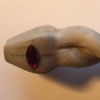 Snake handle with Head & Ruby Eyes