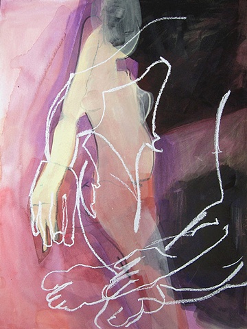 Untitled (purple, figure)