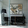 "Crouching Tiger" installed in the window of the Ligne Roset Chicago Showroom
