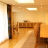 Banquet table and chairs, Torc sideboard