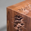 Monolith, chainsawn detail