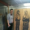 Will St. Leger with spray paint