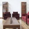 Display cabinets, Interior landscape low table, Canberra couches