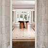Entrance hall with Dolmen table