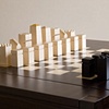 Games table and chairs, macassar ebony