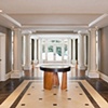 Entrance hall with Dolmen table