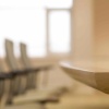 Fidelity Conference Table, waterfall edge detail