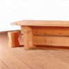 Scrub table and stools