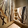 Forest dressing room