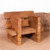 Old Head seat in reclaimed timber