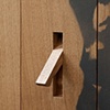 Larder handle detail