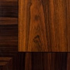 Rosewood, quartered maccassar banding