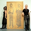 Goth book ends.