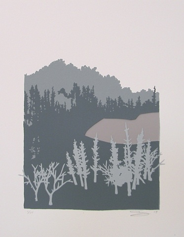 The White Lake print