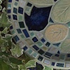 Birdbath in Blue