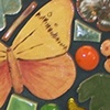 Orange Butterfly heart