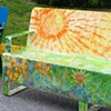 Art on the Bench  invitational and installed at Union Square Hickory NC