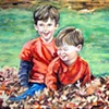 Leaf Pile Smiles