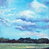summer field and sky