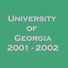 UGA Student Work: 2001-2002