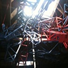 SUSPENDED LANDSCAPE- INSTALLED AT COMET PING PONG