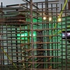 TURNSTILE INSTALLATION- IN BURLINGTON VT, FIREHOUSE GALLERY, (with neon text and video)