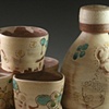 whiskey bottle & cups