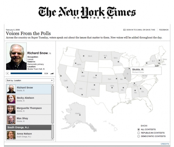 Super Tuesday for The New York Times