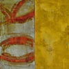 oil; mixed media